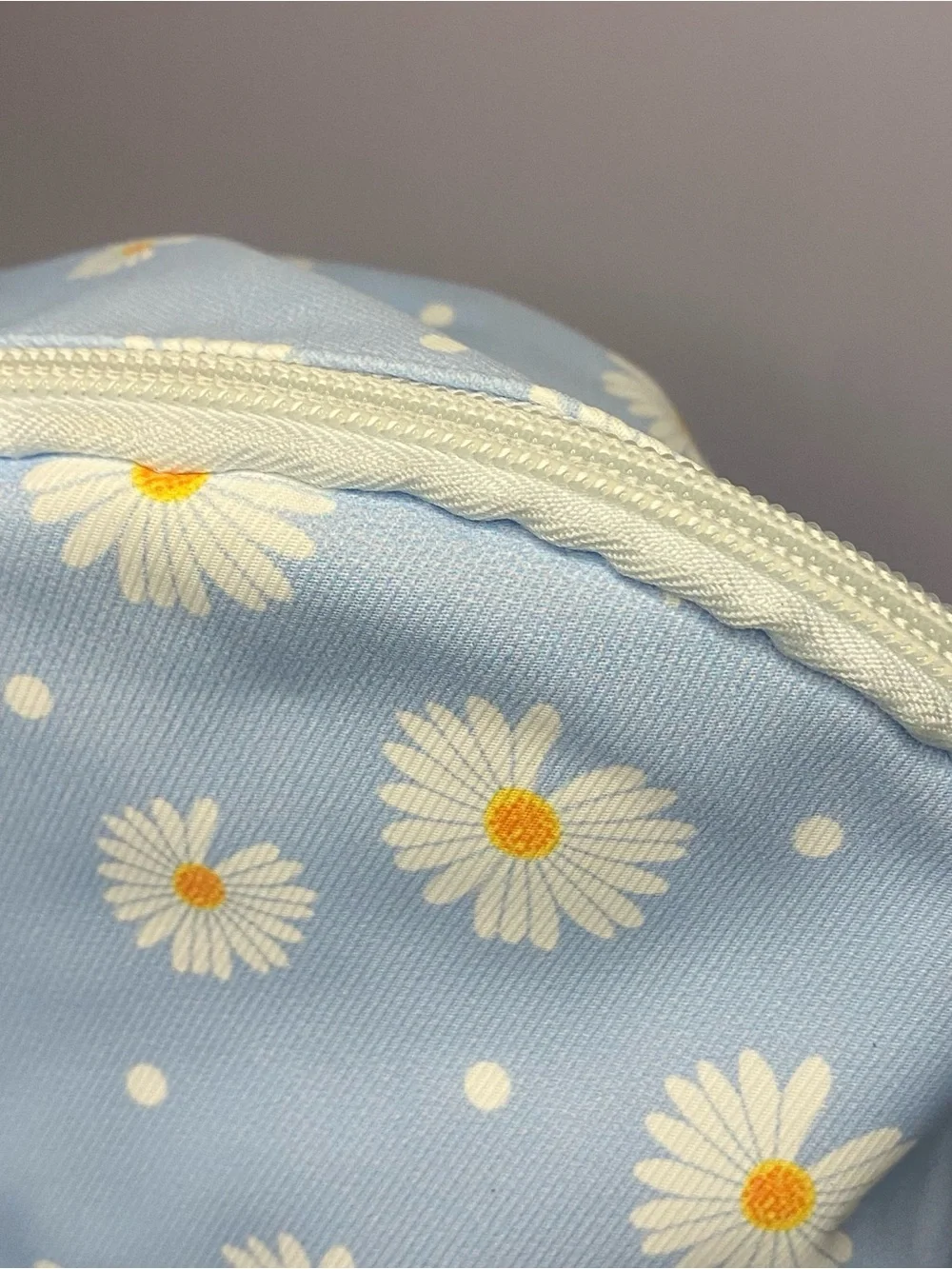 New Elli by Capelli Womens or Kids Daisy Print Mini Backpack - Light Blue